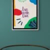 Live Laugh Love Poster, Instant Download , Quotes Wall Art, Digital Download, Motivational Quotes, Self Love Printable Quotes