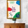 Live Laugh Love Poster, Instant Download , Quotes Wall Art, Digital Download, Motivational Quotes, Self Love Printable Quotes - Image 3