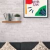 Live Laugh Love Poster, Instant Download , Quotes Wall Art, Digital Download, Motivational Quotes, Self Love Printable Quotes - Image 4