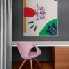 Live Laugh Love Poster, Instant Download , Quotes Wall Art, Digital Download, Motivational Quotes, Self Love Printable Quotes - Image 9