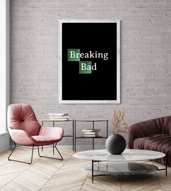Breaking Bad Printable, Instant Download, Breaking Bad Wall Poster, Breaking Bad Wall Hanging, Digital Download,  TV Show Wall Art - Image 3
