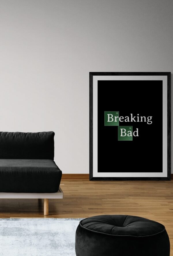 Breaking Bad Printable, Instant Download, Breaking Bad Wall Poster, Breaking Bad Wall Hanging, Digital Download,  TV Show Wall Art - Image 5
