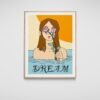 Dream Wall Art, Printable Inspirational Quote, Empowered Women, Printable Wall Art, Digital Download