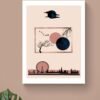 City Wall Art, City Print, City Art, Printable Wall Art, Home Decor, Digital Download, City Wall Decor, Abstract Wall Art, Abstract City - Image 7