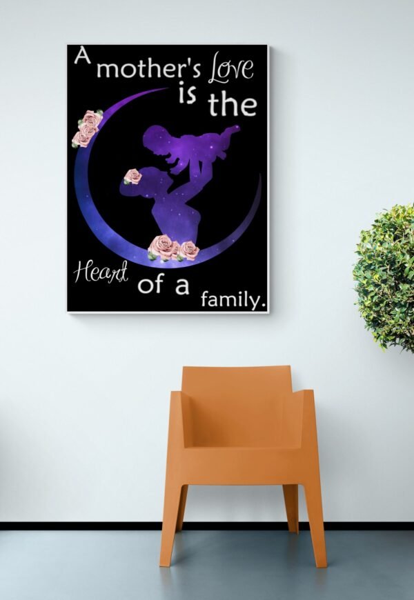 A Mother's Love Is The Heart Of A Family Print Art, Home Decor, Digital Download, Mother's Day Gift - Image 9