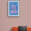 You are always in my mind , Typography Wall Art, Instant Download, Digital Download, Typography Prints - Image 3