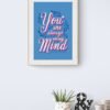 You are always in my mind , Typography Wall Art, Instant Download, Digital Download, Typography Prints - Image 4
