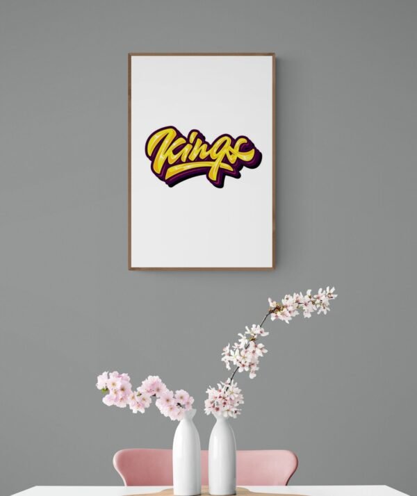 Kings, Typography Wall Art, Instant Download, Digital Download, Typography Prints - Image 2