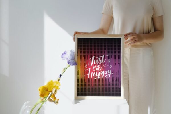 Just Be Happy, Just Be Happy Wall Art, Just Be Happy Digital Art, Digital Art, Just Be Happy Poster, Just Be Happy Printable - Image 6