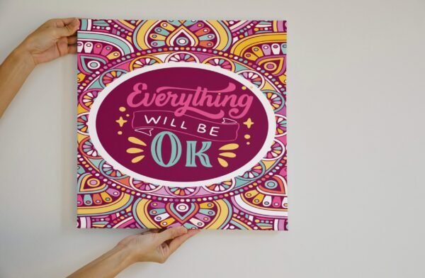 Everything Will Be Ok, Everything Will Be Ok Wall Art, Digital Download, Everything Will Be Ok Poster, Everything Will Be Ok Hanging - Image 7