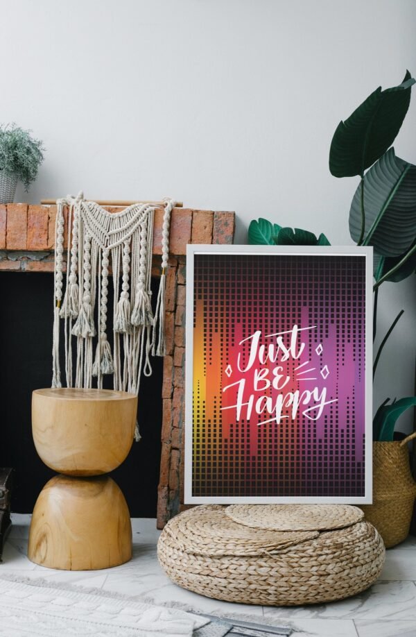 Just Be Happy, Just Be Happy Wall Art, Just Be Happy Digital Art, Digital Art, Just Be Happy Poster, Just Be Happy Printable - Image 7