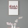 Hello November, Typography Wall Art, Instant Download, Digital Download, Typography Prints - Image 2