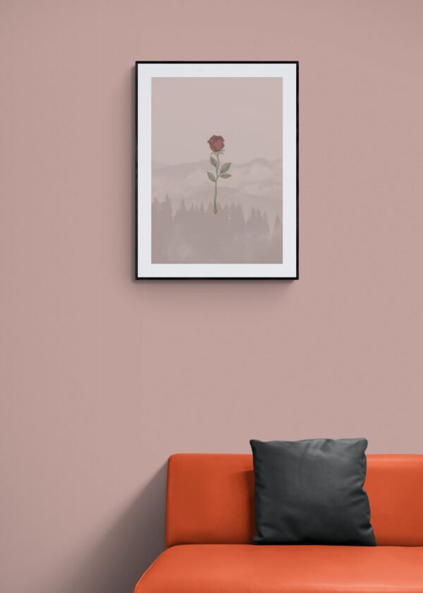 Rose, Typography Wall Art, Instant Download, Digital Download, Typography Prints - Image 3