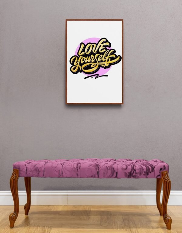 Love Yourself, Typography Wall Art, Instant Download, Digital Download, Typography Prints