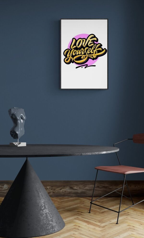 Love Yourself, Typography Wall Art, Instant Download, Digital Download, Typography Prints - Image 7
