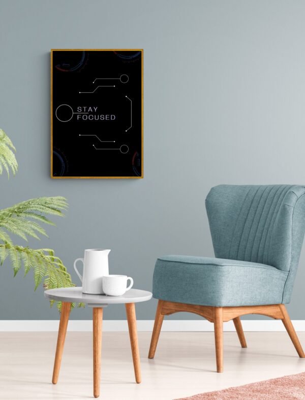 Stay Focused, Typography Wall Art, Instant Download, Digital Download, Typography Prints - Image 9