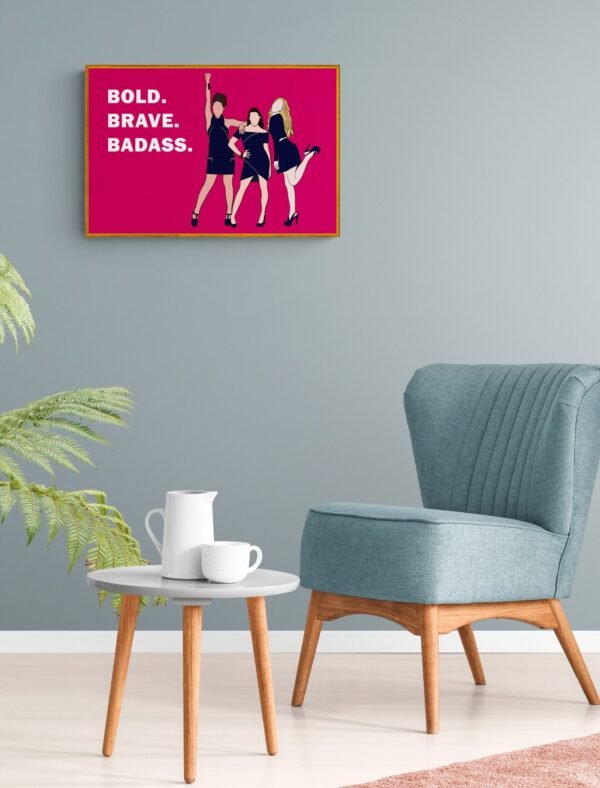 Bold, Brave, Badass, Typography Wall Art, Instant Download, Digital Download, Typography Prints - Image 9