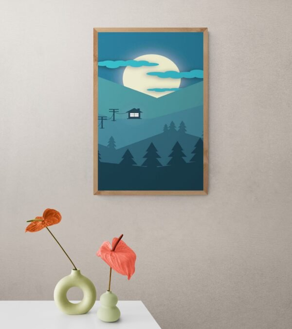 Night Sky, Typography Wall Art, Instant Download, Digital Download, Typography Prints - Image 2