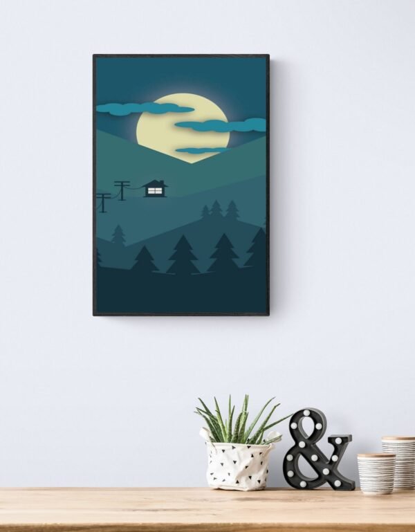 Night Sky, Typography Wall Art, Instant Download, Digital Download, Typography Prints - Image 4