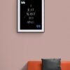 I just want to sing, Typography Wall Art, Instant Download, Digital Download, Typography Prints - Image 3