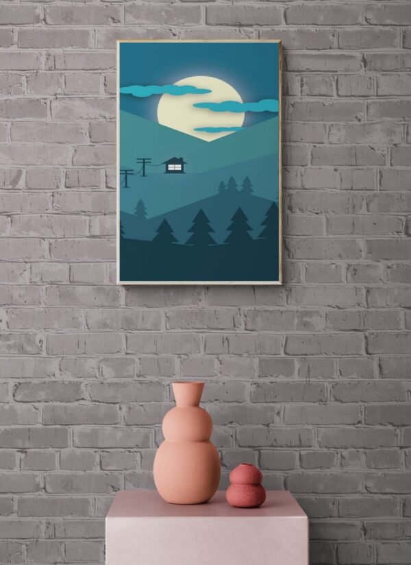 Night Sky, Typography Wall Art, Instant Download, Digital Download, Typography Prints - Image 5