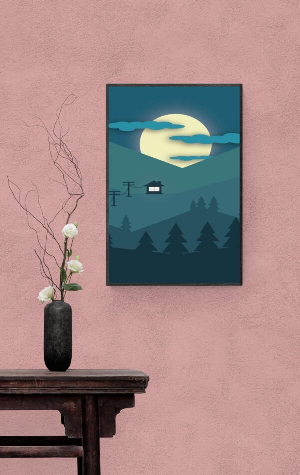 Night Sky, Typography Wall Art, Instant Download, Digital Download, Typography Prints - Image 6