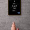 I just want to sing, Typography Wall Art, Instant Download, Digital Download, Typography Prints - Image 5