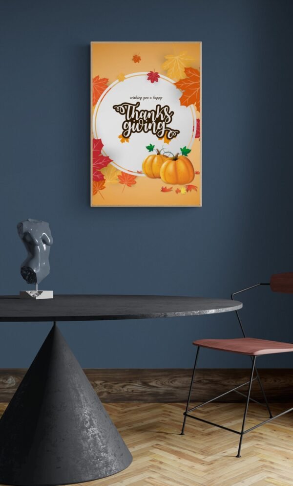 Wishing you a happy Thanksgiving, Typography Wall Art, Instant Download, Digital Download, Typography Prints - Image 7