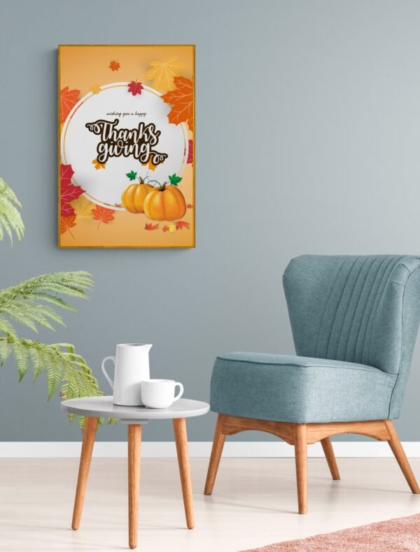 Wishing you a happy Thanksgiving, Typography Wall Art, Instant Download, Digital Download, Typography Prints - Image 9