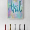 April, Typography Wall Art, Instant Download, Digital Download, Typography Prints - Image 6