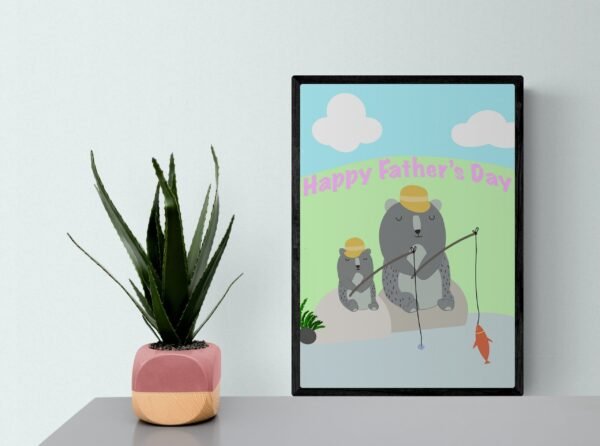 Fathers Day Wall Art, Fathers Day Gift, Fathers Day Print, Wall Decor, Wall Hangings, Digital Download