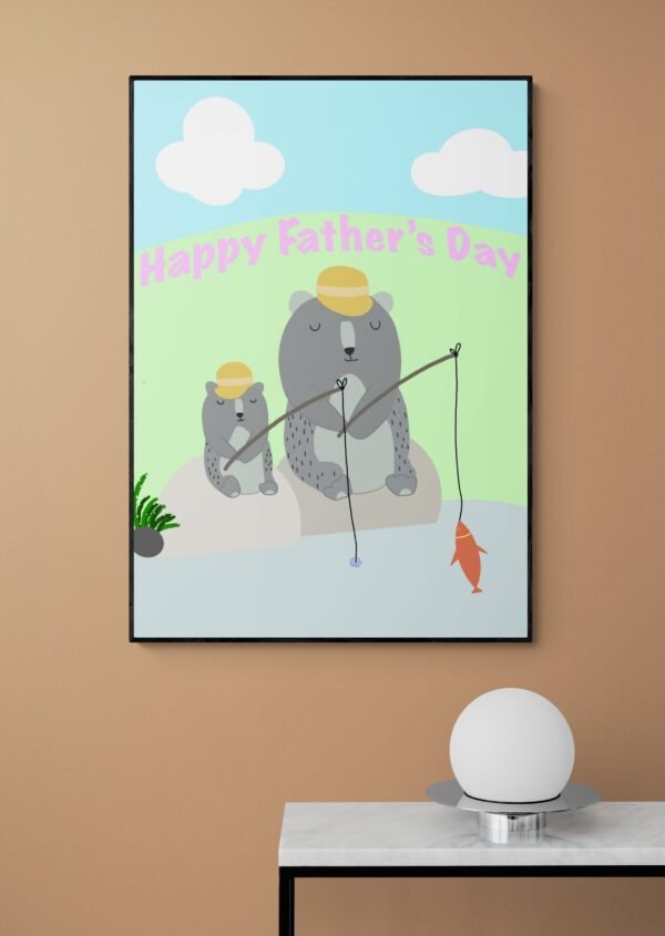 Fathers Day Wall Art, Fathers Day Gift, Fathers Day Print, Wall Decor, Wall Hangings, Digital Download - Image 5