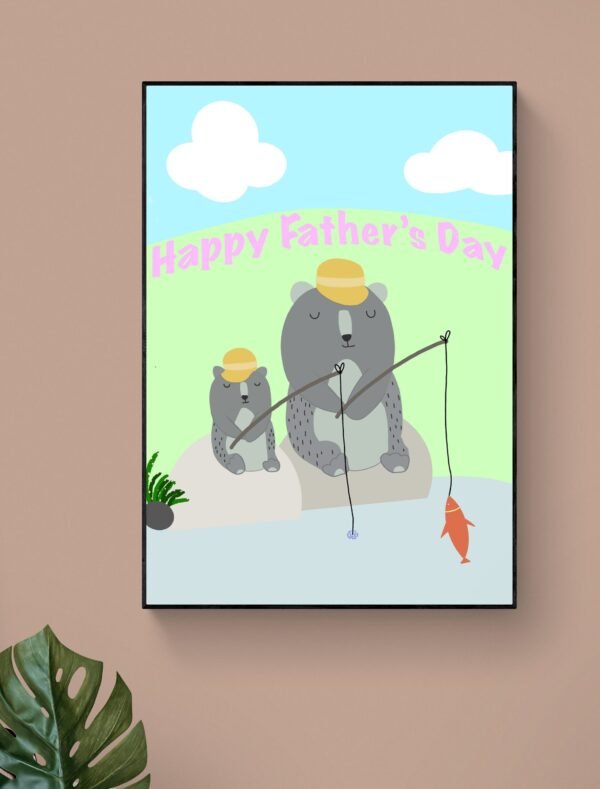 Fathers Day Wall Art, Fathers Day Gift, Fathers Day Print, Wall Decor, Wall Hangings, Digital Download - Image 7