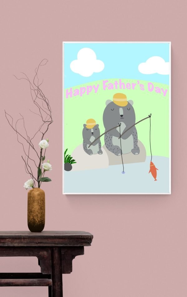 Fathers Day Wall Art, Fathers Day Gift, Fathers Day Print, Wall Decor, Wall Hangings, Digital Download - Image 8