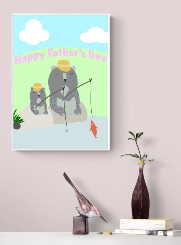 Fathers Day Wall Art, Fathers Day Gift, Fathers Day Print, Wall Decor, Wall Hangings, Digital Download - Image 9