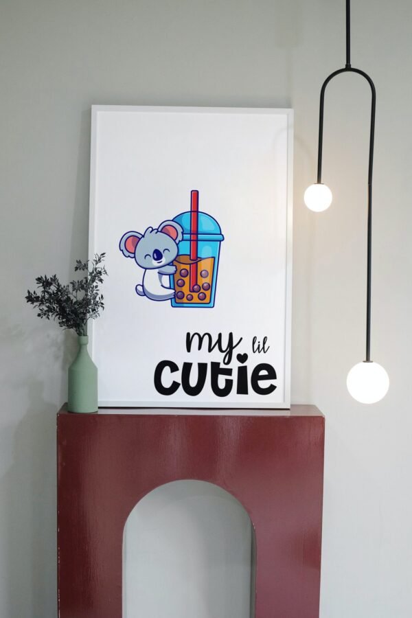 My Lil Cutie, My Lil Cutie Wall Art, My Lil Cutie Digital Art, My Lil Cutie Poster, Cute Koala, Digital Download - Image 3