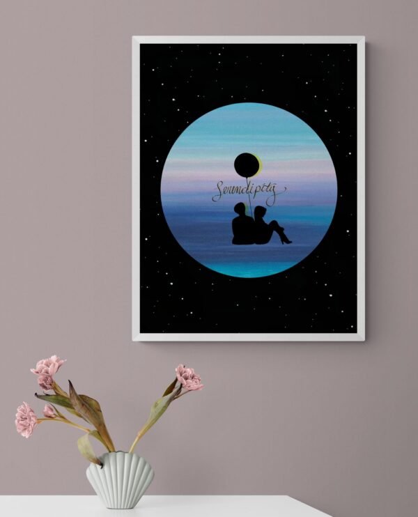Engagement Gift Wall Art, Wedding Gift Wall Art, Gift For Couple, Digital Download, Unique Wedding Gift, Couple Wall Art, Bridal Shower Gift - Image 2