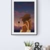 Lonely Girl, Typography Wall Art, Instant Download, Digital Download, Typography Prints - Image 4