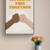 Equality Printable Wall Art, Digital Download, Black And White Hand, Diversity Poster, Diversity Wall Art, Equality Print - Image 3