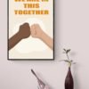 Equality Printable Wall Art, Digital Download, Black And White Hand, Diversity Poster, Diversity Wall Art, Equality Print - Image 8