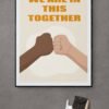 Equality Printable Wall Art, Digital Download, Black And White Hand, Diversity Poster, Diversity Wall Art, Equality Print - Image 9