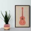 Guitar Wall Art, Guitar Print, Digital Download, Guitar Wall Decor, Guitar Artwork, Guitar Lover Gift, Abstract Guitar Art, Guitar Printable