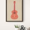 Guitar Wall Art, Guitar Print, Digital Download, Guitar Wall Decor, Guitar Artwork, Guitar Lover Gift, Abstract Guitar Art, Guitar Printable - Image 6