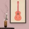 Guitar Wall Art, Guitar Print, Digital Download, Guitar Wall Decor, Guitar Artwork, Guitar Lover Gift, Abstract Guitar Art, Guitar Printable - Image 8