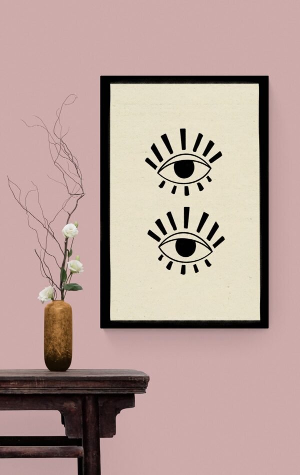 Eyes Wall Art, Digital Download, Printable Wall Art, Home Decor, Eyes Painting, Abstract Wall Art, Home Decor, Wall Art - Image 8