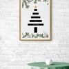 Christmas Wall Art, Digital Download, Christmas Printable, Instant Prints, Christmas Party Background, Christmas Wall Frames, Wall Art - Image 2