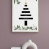 Christmas Wall Art, Digital Download, Christmas Printable, Instant Prints, Christmas Party Background, Christmas Wall Frames, Wall Art - Image 3
