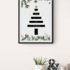 Christmas Wall Art, Digital Download, Christmas Printable, Instant Prints, Christmas Party Background, Christmas Wall Frames, Wall Art - Image 5