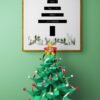 Christmas Wall Art, Digital Download, Christmas Printable, Instant Prints, Christmas Party Background, Christmas Wall Frames, Wall Art - Image 9