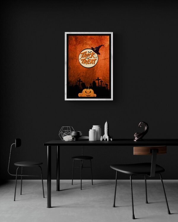Trick or Treat, Happy Halloween, Trick or Treat Posters, Halloween Wall Art, Digital Download, Instant Download, Happy Halloween Frames - Image 3